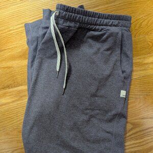 EUC Vuori Performance Joggers Pants - Heather Purple Grey - Large